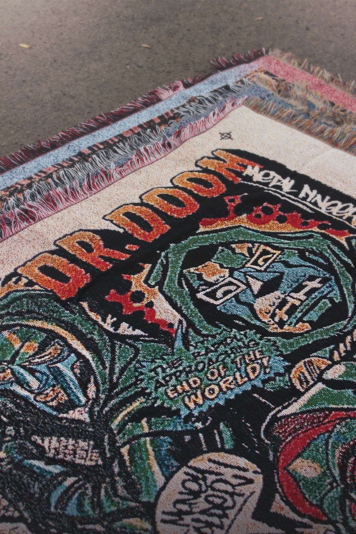 MF DOOM “All Caps” Tapestry Blanket